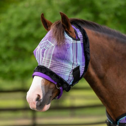 Kensington Protective Products MINI and Pony Fly MASK with Fleece Trim, Lavender Mint, PON - color: 2017 - Lavender Mint, size: Pony