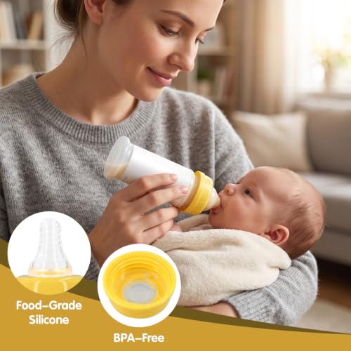 3Pcs Slow Flow Nipples for Similac and Enfamil Ready to Feed Bottles