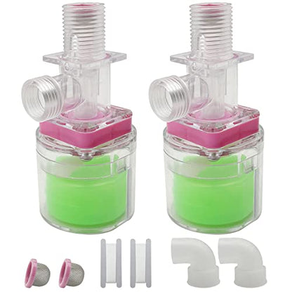 Transparency Water Float Valve, Water Level Control Water Tank Traditional Float Valve Upgrade (1/2" UP) - size: 1/2" UP