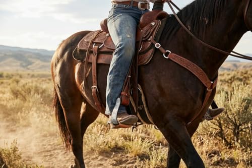 CHALLENGER Horse 5" Black Aluminum Engraved Slanted Offset Western Horse Saddle Stirrups 51220