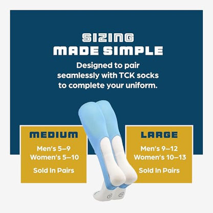 TCK Striped Baseball Stirrups - 7 Inch Cut USA Made - color: Black/White/Graphite, size: Large