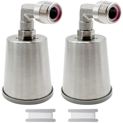2 PCS 304 Steel Water Float Valve, Water Level Control Water Tank Traditional Float Valve Upgrade (1 inch Side Inlet) - color: 1 inch Side Inlet