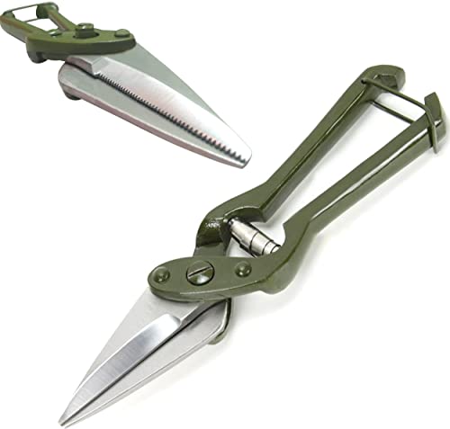 Green Color Goat Hoof Trimmer Goats and Sheep Hooves Trimming Shears Multipurpose Scissors Rustproof Twin-Blade Trimmers Kit
