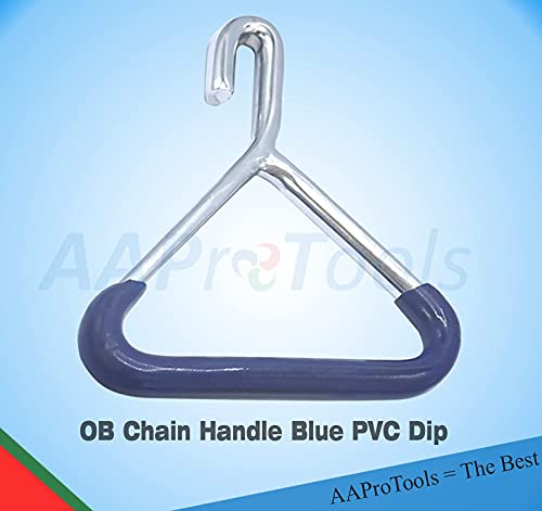 Durable Cow OB Apparatus (2 OB Handle & 60 Inch Chain), Goat Forceps, Cattle Delivery Instruments for Dairy Farm