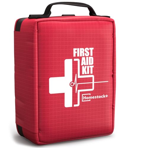 First Aid Kit, Professional Trauma First Aid Kit with Labelled Compartments Molle System for Car, Hiking, Backpacking, Camping, Traveling, and Cycling - size: Medium