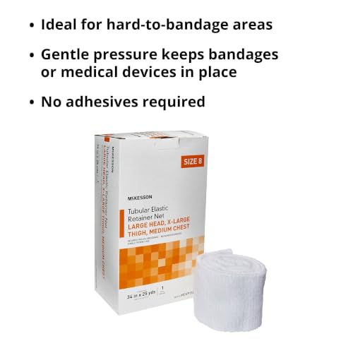 McKesson Tubular Elastic Retainer Net Dressing, Large, 34 in x 25 yd, 1 ct - size: Size 8 1 Count