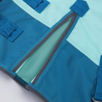 1200D Mini Horse/Pony Blanket 0g No-Fill Waterproof Turnout Sheet - color: Turquoise, size: 39"