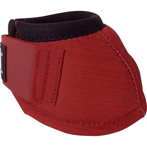 Classic Equine Dyno Turn Bell Boots, Crimson, Large