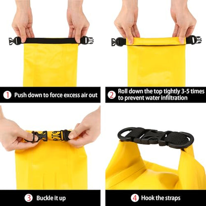 Waterproof First Aid Kit for Boat Marine Roll Top Dry Bag Yellow - color: Ws011-yellow