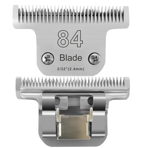2PCS T84 Blade Dog Grooming Blades Compatible with Andis Dog Clipper - color: 2pc #T84