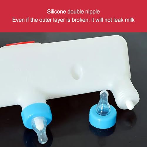 Small Animal Milk Feeder 3 Nipple Bottle