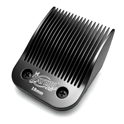 Size 3/4HT Detachable Pet Grooming Clipper Blade with Steel Cutter, 3/4 Inch (19 mm) Cut Length, Black, Compatible with Andis, Oster A5, Wahl KM10, 1 Pack - color: Black, size: 3/4HT 19mm