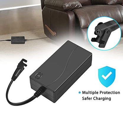 Power Recliner Power Supply, Sopito 2-Pin AC/DC Adapter 100-240V 50/60hz - style: 2pcs Power Supply Kit