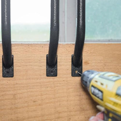 EASY-UP Schneiders 50" L Grill Bars for 4'x4' Window - Set of 6 | Heavy-Duty Horse Stall Safety | Adjustable Spacing | Rust-Resistant Steel