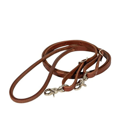 Professional's Choice Ranch Heavy Oil 5/8" Competition Rein with Double Snaps
