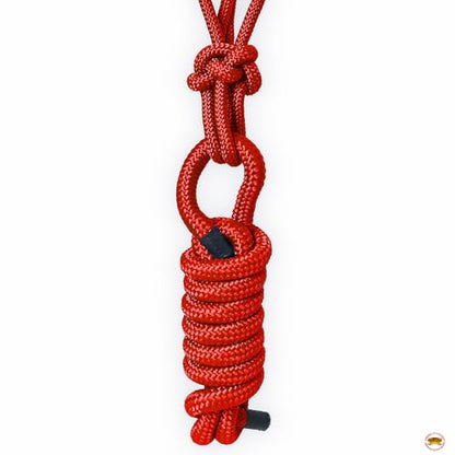 HILASON Western Nylon Lead Rope Halter Horse Size 8 Ft - color: Red