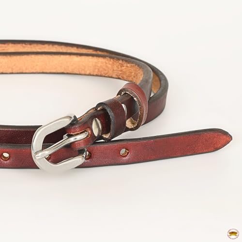 HILASON Western Horse Throat Latch Replacement Strap Headstall Harness Leather - color: Mahogany