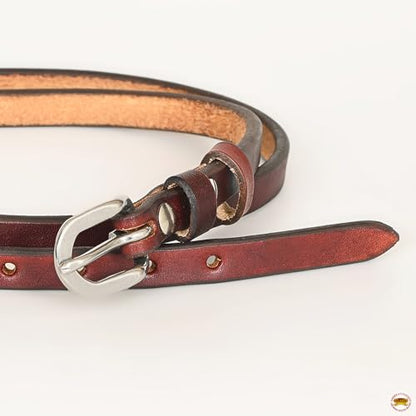 HILASON Western Horse Throat Latch Replacement Strap Headstall Harness Leather - color: Mahogany