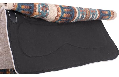 Classic Equine ESP Contour Blanket Top Pad, 3/4-inch, Latte-Chestnut, 32 x 34
