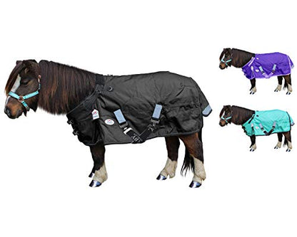 Derby Originals Nordic-Tough 1200D Heavyweight Mini Horse & Pony Turnout Blanket – Waterproof, Breathable, 300g Insulation, 210T Lining, Reflective, 2-Year Warranty