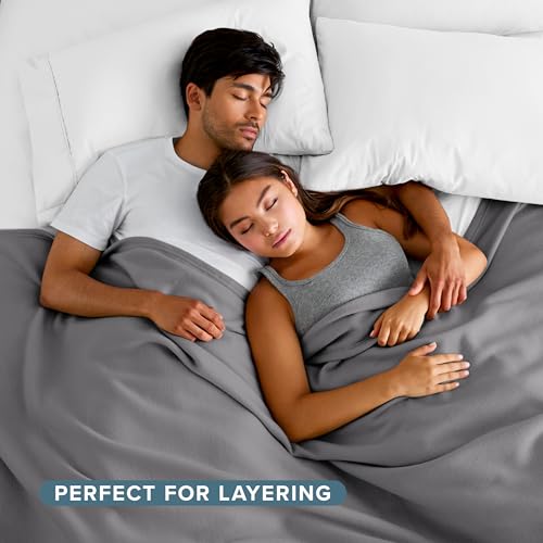 Bare Home Polar Fleece Blanket (Full/Queen, Grey) - color: 05 - Grey, size: Full/Queen