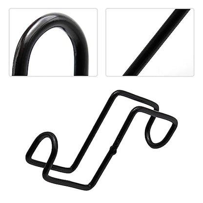 4 Inch Tack Hook Over Rail Bridle Hooks Heavy Duty Horse Water Bucke (2PCS) - size: 2 Pieces