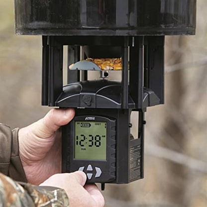 American Hunter 5-Gallon Digital Hanging Bucket Feeder, Black, One Size (AH-XDE40B)