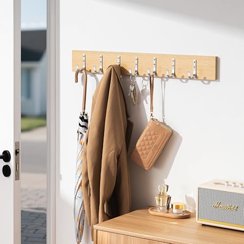 10-Pack 22LB Wall Hooks for Hanging Towel/Coat, Brushed Nickel - color: Silver, size: 10 Pack