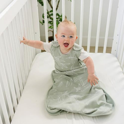 Woolino Toddler Sleeping Bag, 4 Season Merino Wool and Organic Cotton Baby Sleep Bag or Sack, 2-4 Years, Sage - color: Sage