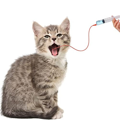 Nuanchu 3 Sets Puppy Kitten Feeding Tube Kit for Small Animals