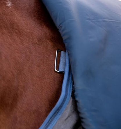 Horseware® Rhino® Hexstop Plus Vari-Layer Turnout 0g - Grey/Indigo & Navy, 66 inches - size: 66 inches