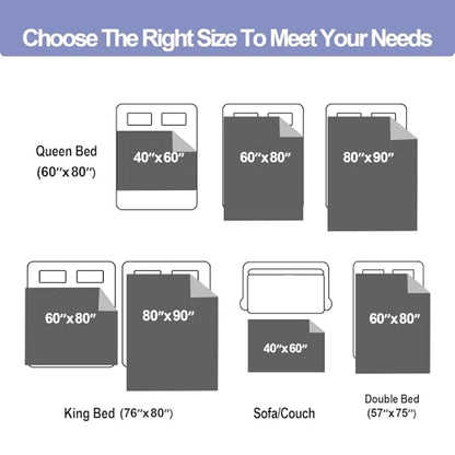 Waterproof Blanket for Bed Sofa, 60"x40" Leakproof, Slate Grey/Cool Grey | Scratch-Resistant Leakproof Pet Throw Blanket Machine Washable Reversible - color: Slate Grey/Cool Grey, size: 60x40 in