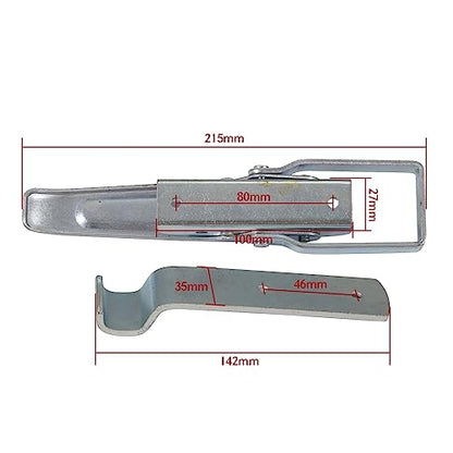 Utility Trailer Lift Gate Latches, RV Trailer Gate Latch Handle Parts for RV Camper Caravan Replacement Accessories