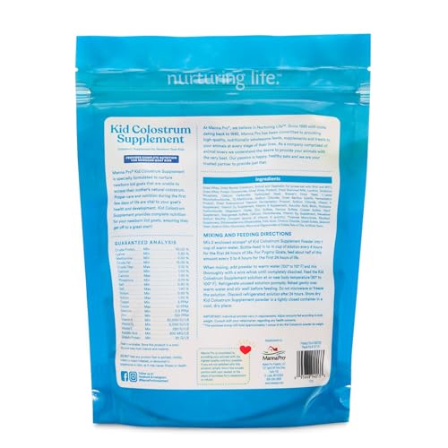 Manna Pro Goat Kid Colostrum Supplement with Vitamins, 8 oz | Colostrum Supplement for Newborn Goat Kids, Supports Healthy Development, Fortified with Vitamins & Minerals - size: 8 Ounce (Pack of 1)
