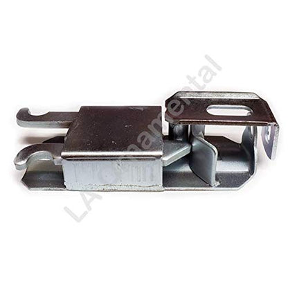Gate Latch 5-1/4" x 2" Galvanized Lockable 2 Way Kennel Chain Link Gate Live Stock Chain Link Self-Lock Compatible Co-Line