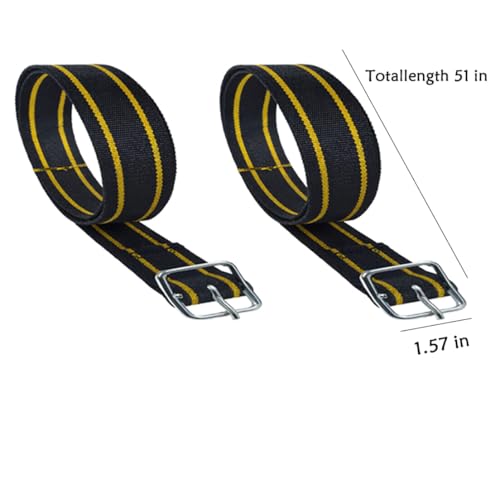 2PC Livestock Adjustable Cow Collar,Modern Style Braid Cow and Rope Halter,Adjustable Cow Halter Lead,Livestock Showing Supplies (Yellow) - color: Yellow
