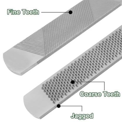 18 Inch Hoof Rasp, Carbon Steel Farrier File Tool, Trimming Tool Horse Rasp with Handle, Suitable for Horse Donkey Cow Goat Animal Hooves - size: 18 inches