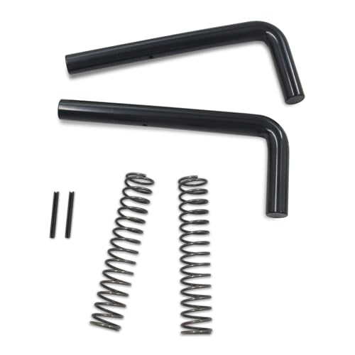 Trailer Gate Spring Latch Repair Kit 819T for Utility Trailers | Heavy-duty black steel latch repair kit, includes pins and springs, fits Carry-On utility trailers, replaces 819T