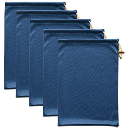 Valante Set of 5 Microfiber Drawstring Storage Bags for Intimate Products (Large Size Set) - size: Large size set
