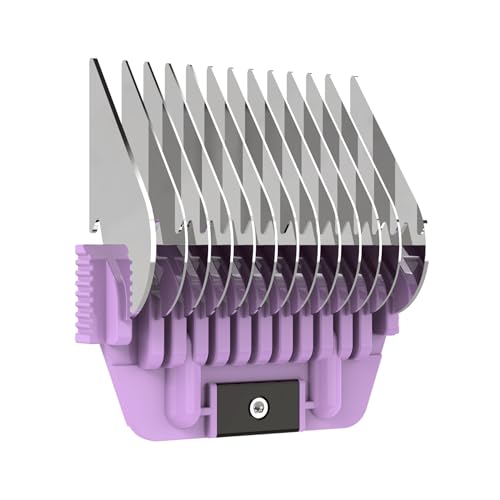 Stainless Steel A5 Wide Guide Comb – Metal Attachment for A5 Wide Blades, Compatible with Wahl KM, Andis, Oster, Heiniger – Smooth & Durable Grooming Guard (19mm - 3/4") - size: 19mm - 3/4"