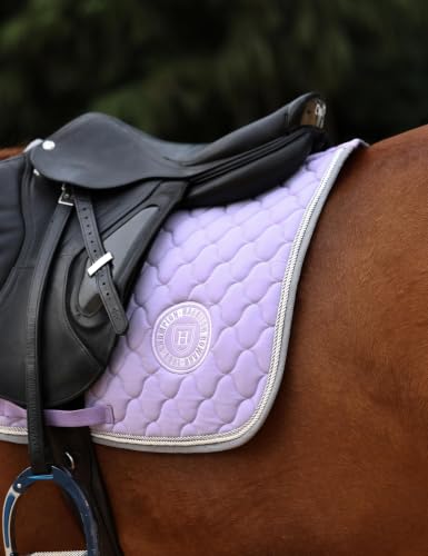 Harrison Howard All Purpose Saddle Pad, English Saddle Pad, Wither Contour - color: Lavender