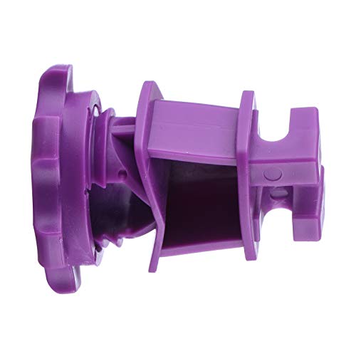 25-Pack Screw-Tight Electric Fence Round Post Insulator, Purple - color: Purple