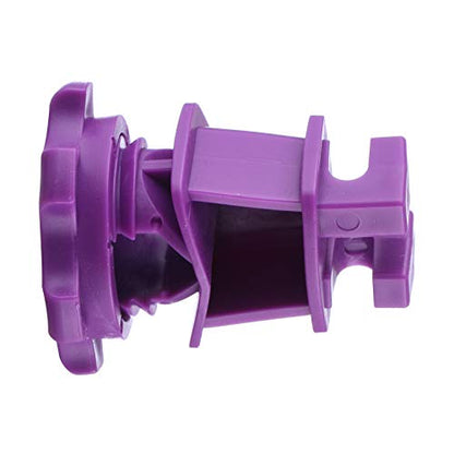 25-Pack Screw-Tight Electric Fence Round Post Insulator, Purple - color: Purple