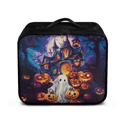 Halloween Ghost First Aid Bag Empty Family Doctor 1st Aid Bag Medical Travel Case First Responder Emergency Medicine Bags for Home Office Outdoors - color: Halloween Ghost