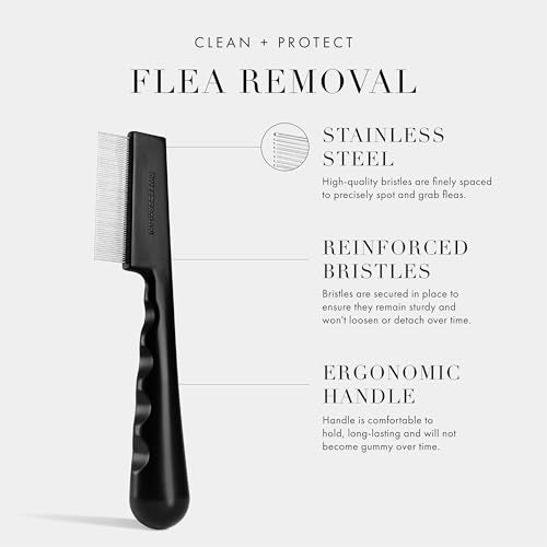 Tweezerman Pet Flea Removal Comb for Cats & Dogs