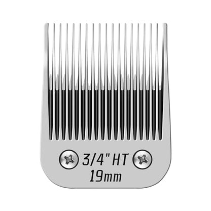3/4HT Detachable Dog Grooming Stainless Steel Blades for Andis/Oster A5 - color: Silver, size: 3/4HT 19mm