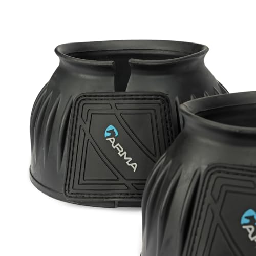 ARMA Over Reach Horse Bell Boots - color: Black