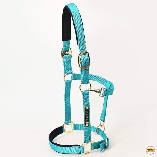 HILASON Western Safety Horse Halter Comfortable and Flexible | Nylon Halters Adjustable Cute
