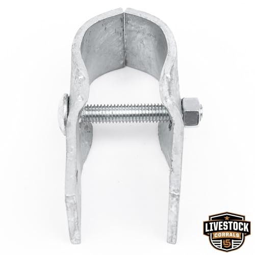 Wood Panel Clamps – Made in USA, 1-5/8” Corral Panels, Attach Lumber to Horse Stalls & Round Pens, 8-Pack