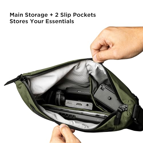 ALPAKA Flow Satchel Crossbody Sling Bag - color: Green-2l